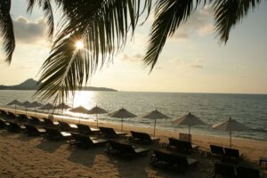Lamai Beach Ko Samui am Morgen