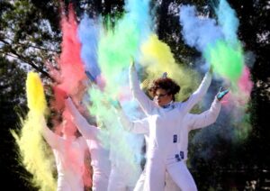 Bunte Farben